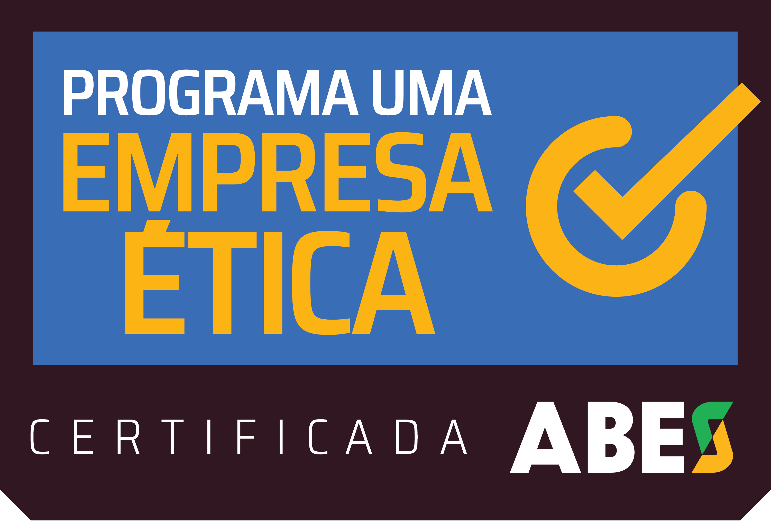 Selo Programa uma empresa ética ABES